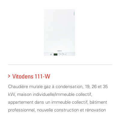 Viessmann Vitodens 111-W