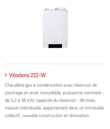 Viessmann Vitodens 222-W